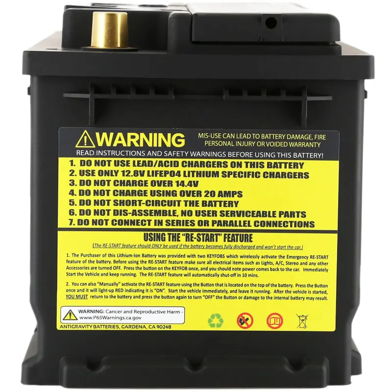 Antigravity H7/Group 94R Lithium Car Battery W/Re-Start 1
