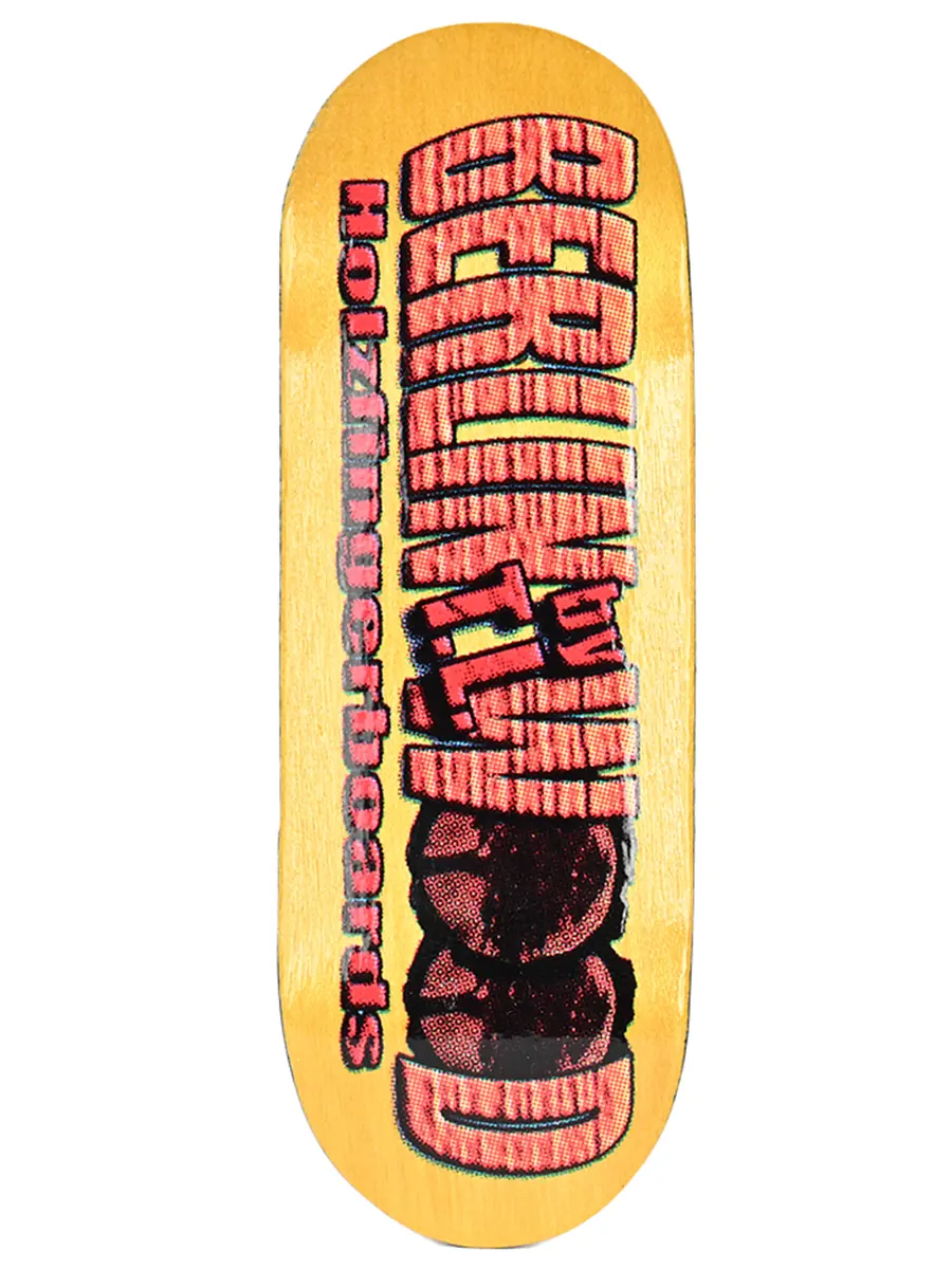Berlinwood Fingerboard Deck - Old School Bw 1