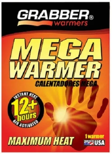 Grabber Warmers Mwes 12-Hour Mega Max Heat Pocket Warmer - Quantity Of 60 1