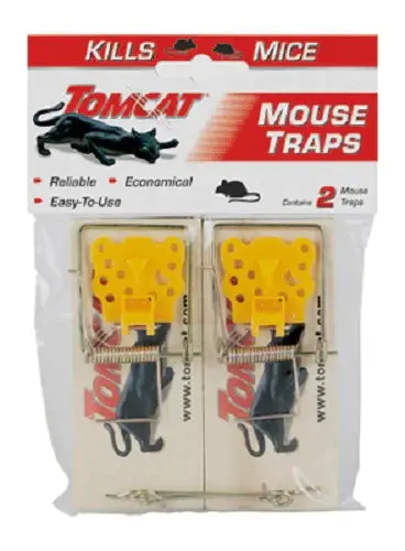 Tomcat 0373524 2-Pack Wooden Old Fashioned Spring Set Mouse Traps - Quantity Of 24 1