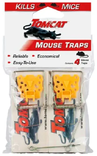 Tomcat 0373312 4-Pack Of Wooden Mouse Traps - Quantity Of 8 1