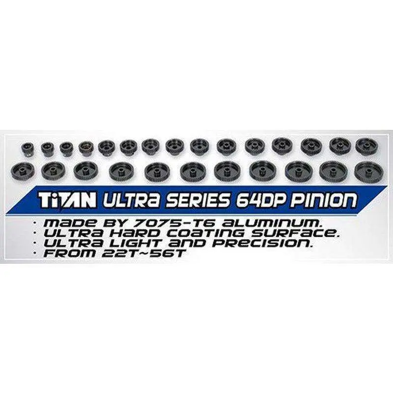 Titan 64Dp Aluminum Pinion/Ultra Series 1