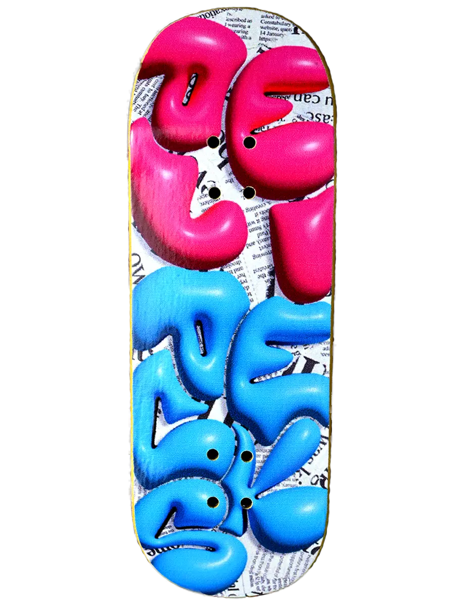 Delidecks Fingerboard Deck - They Lied Again 1