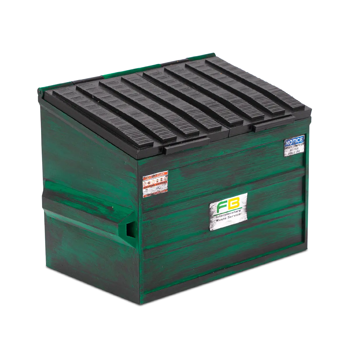 Futureboundprints Fingerboard Ramp - The Dumpster 1