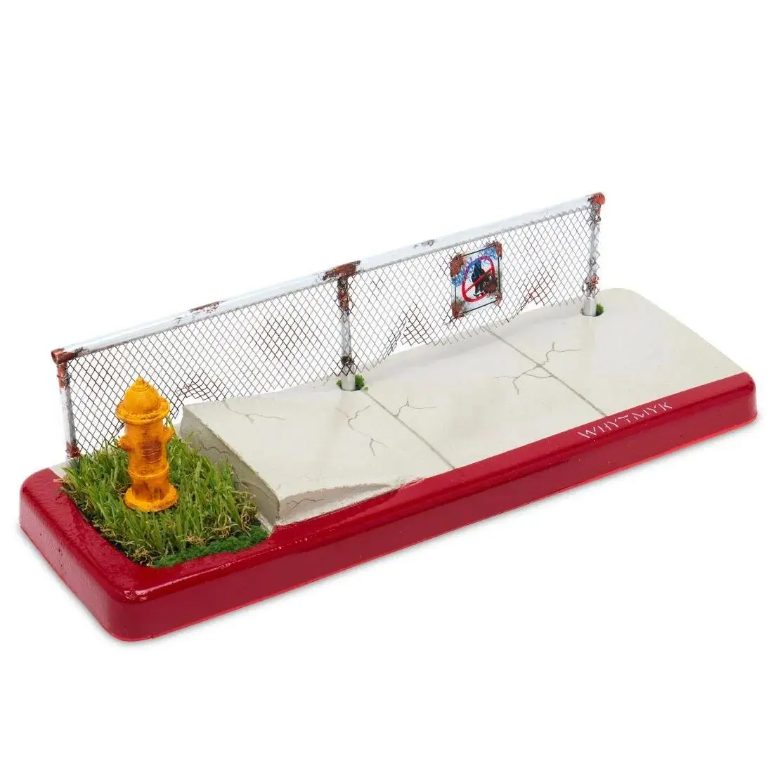 Whytmykconcrete Fingerboard Ramp - Xxl Sidewalk With Grass Kicker 1