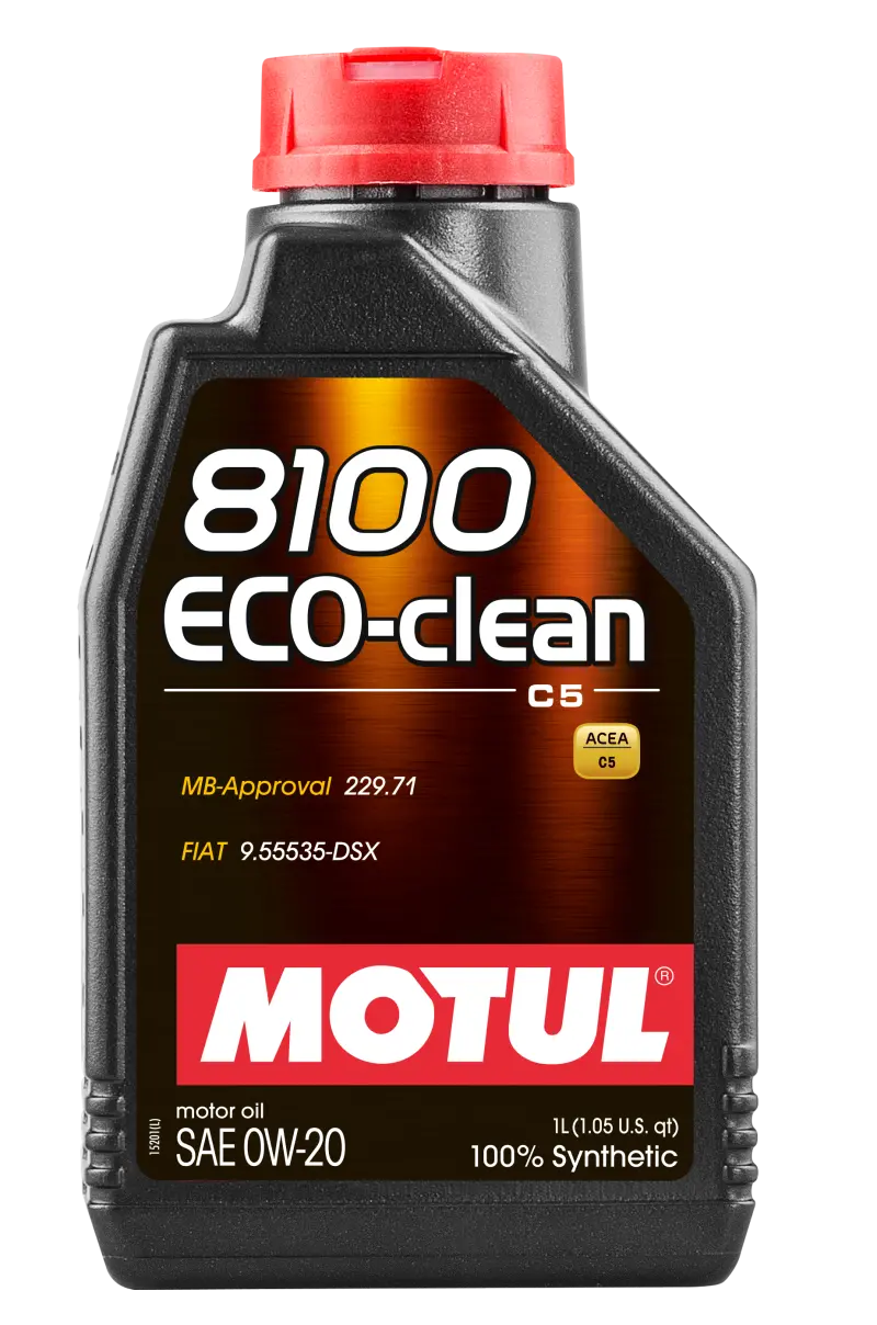 Motul 1L Synthetic Engine Oil 8100 Eco-Clean 0W20 1
