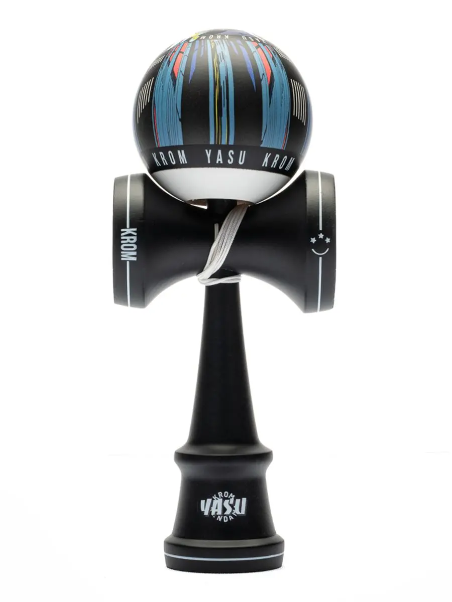 Krom Yasu Champ Kendama - Maple And Beech 1