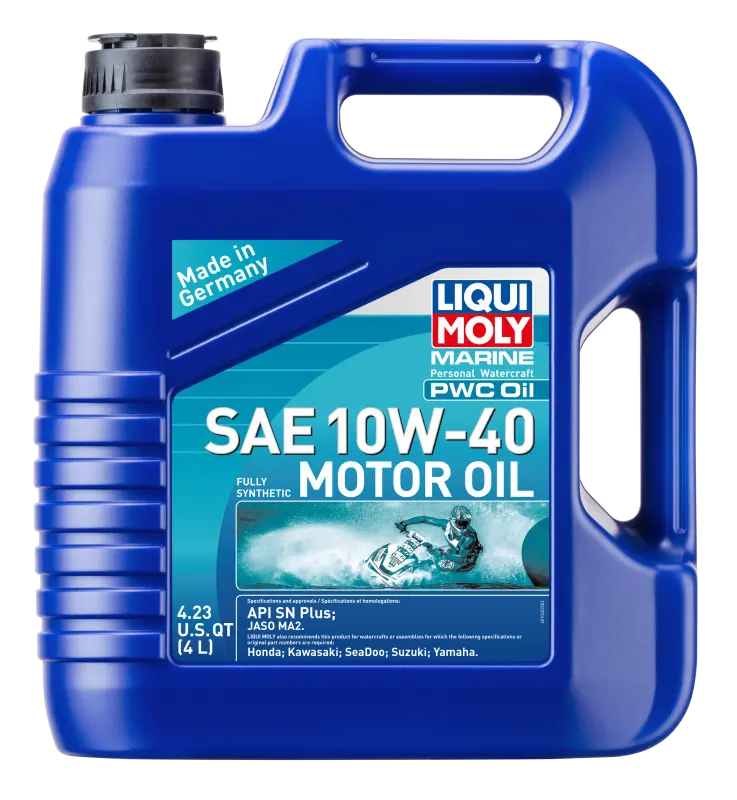 Liqui Moly 4L Marine Pwc Motor Oil Sae 10W40 1