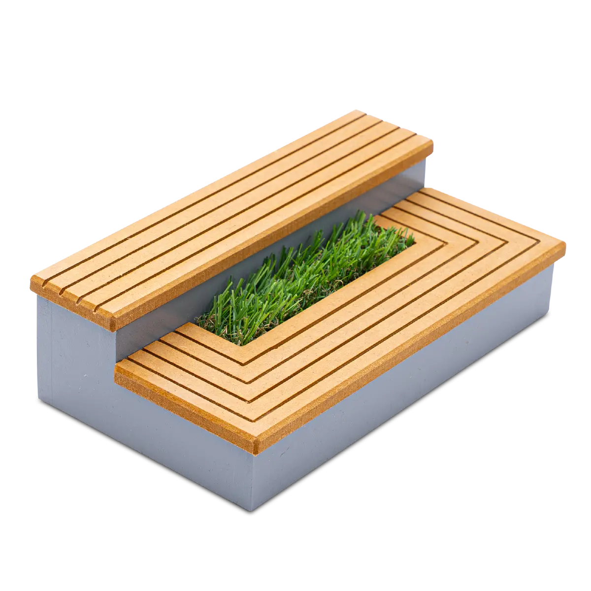 Ollie Fingerboard Ramp - 2-Step Planter 1