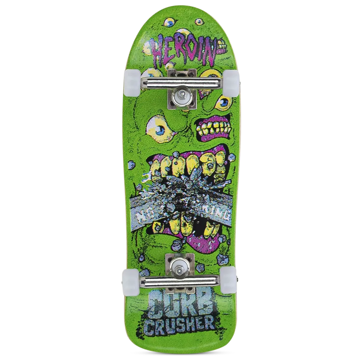 Custom X Heroin Fingerboard Complete - Curb Crusher Chomp 1
