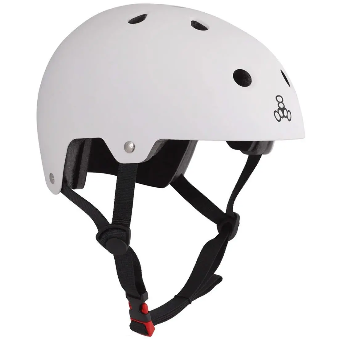 Clearance Triple Eight Dual Certified Helmet - White / Xs/S 1