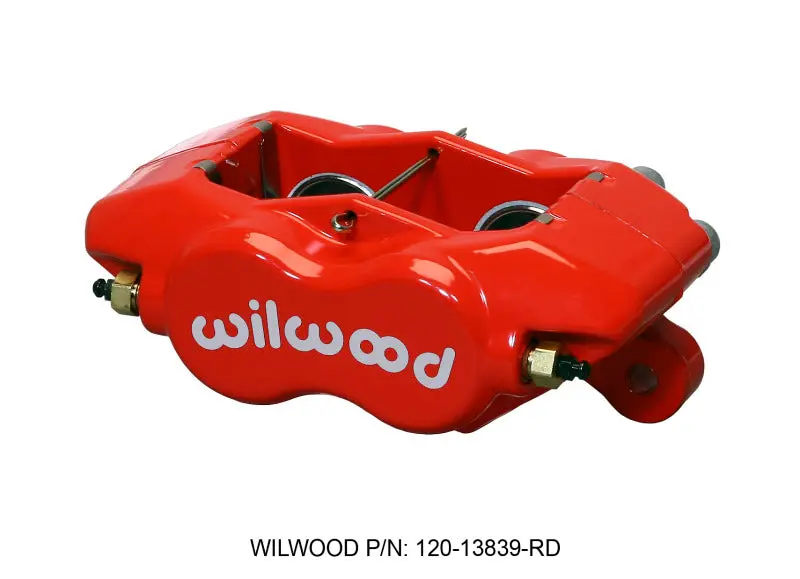 Wilwood Caliper-Forged Dynalite-Red 1.38In Pistons .81In Disc 1