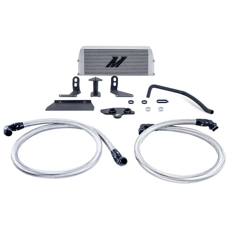 Mishimoto 11-19 Ford 6.7L Powerstroke Performance Oil Cooler Kit - Silver 1