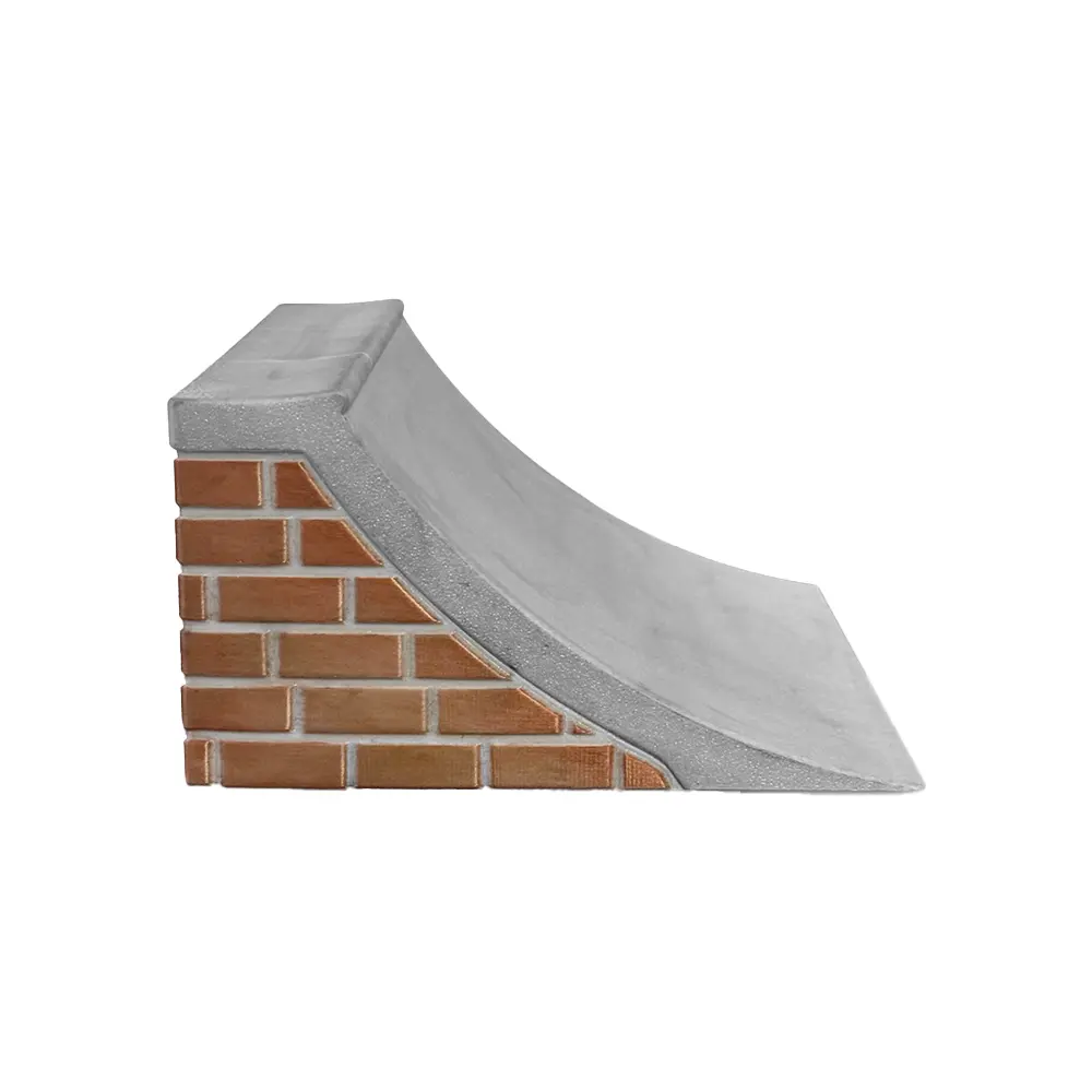 Silent Obstacles Fingerboard Ramp - Silent Quarter Pipe 1
