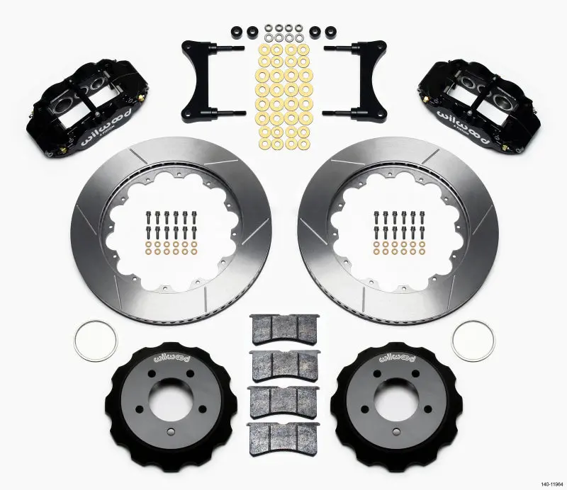 Wilwood Narrow Superlite 6R Front Hat Kit 14.00In 93-96 Mazda Rx7 1