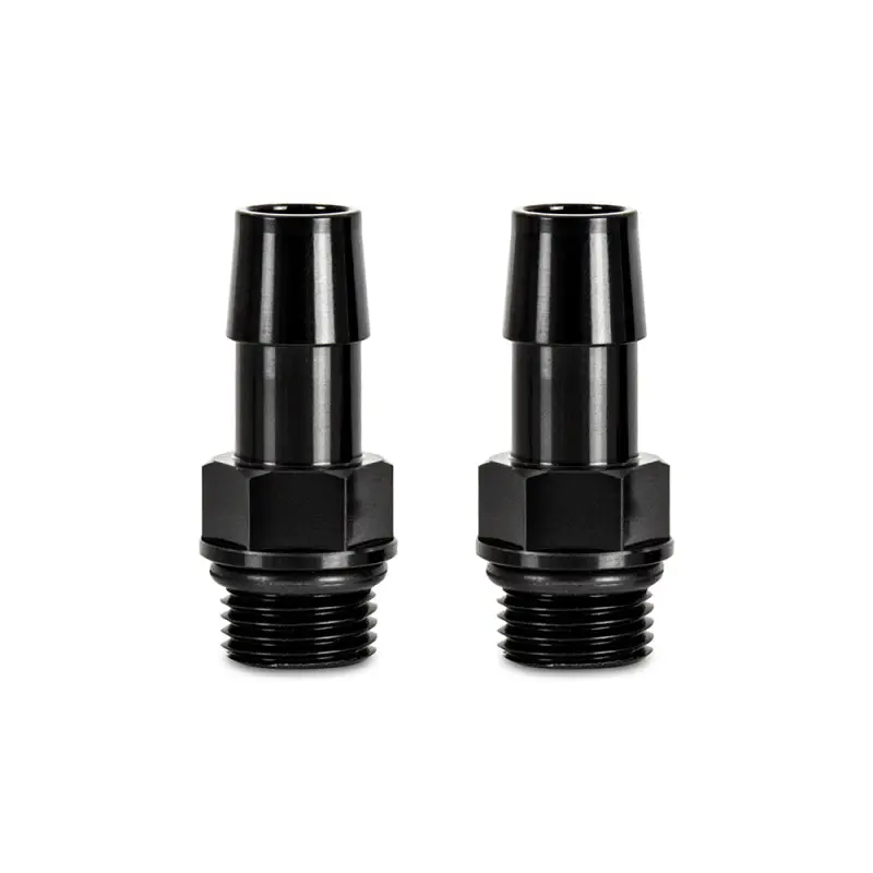 Mishimoto 16X1.5 To 1/2In. Hose Barb Aluminum Fittings (Pack Of 2) 1