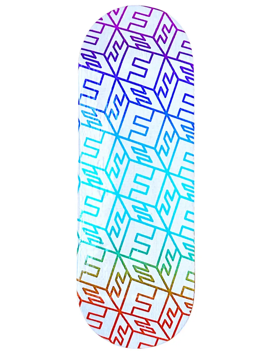 Flatface G16 Fingerboard Deck - Rainbow Cube 1