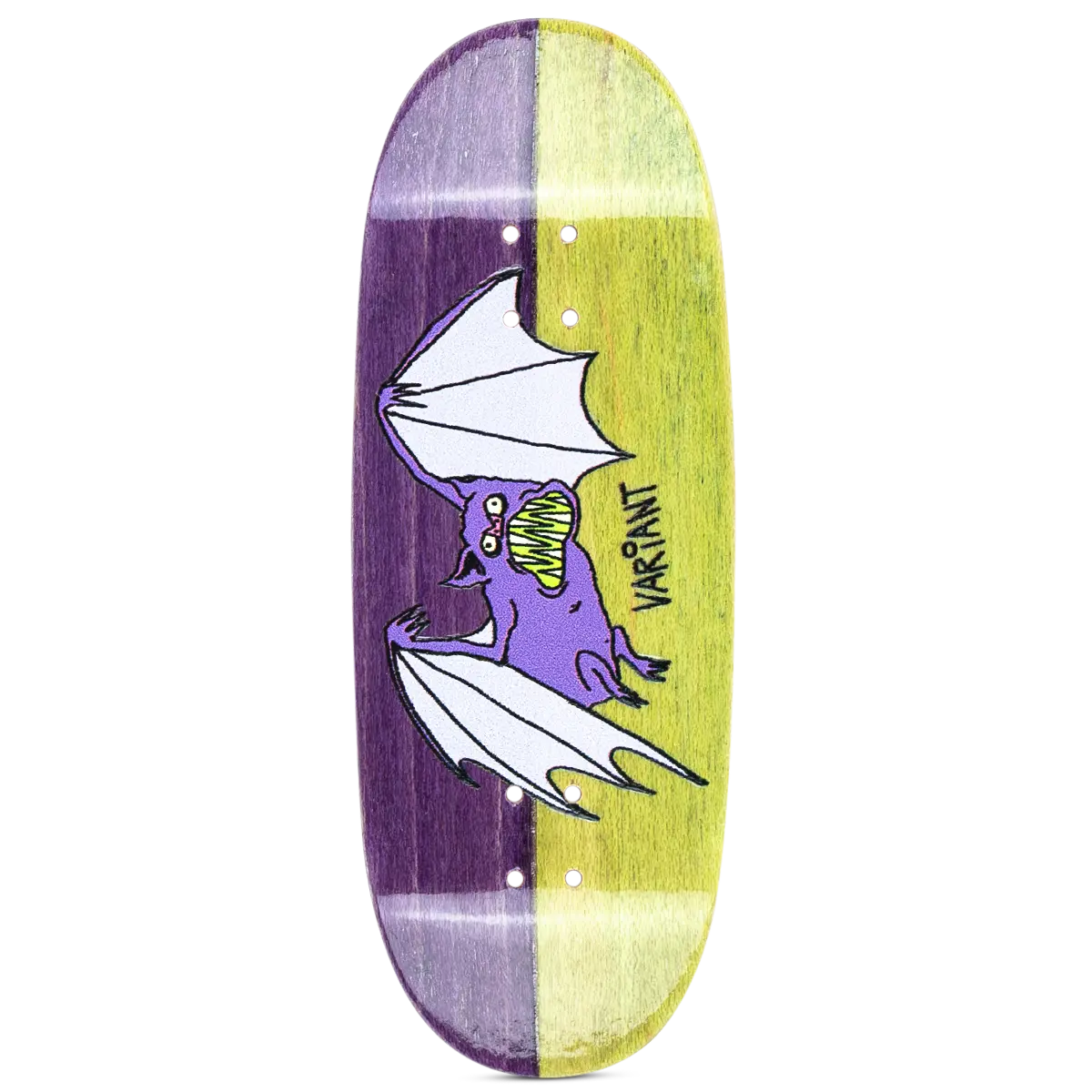 Variant Fingerboard Deck - Fakie Vanilla Green And Purple 1