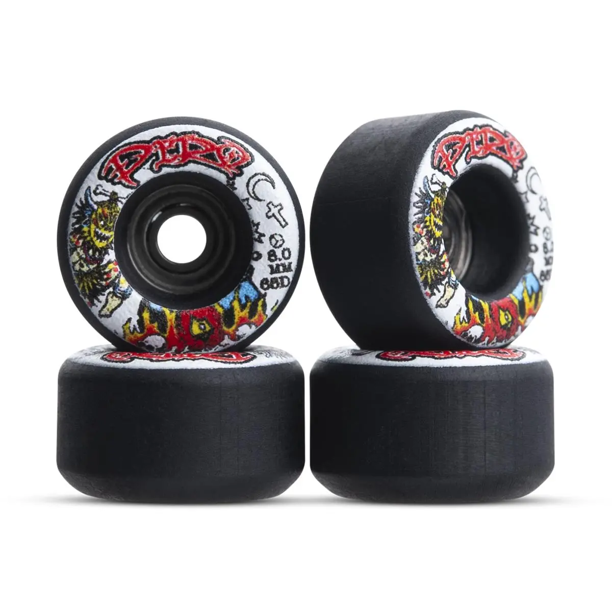Piro Performance Graphic Fingerboard Wheels - Bruja 1