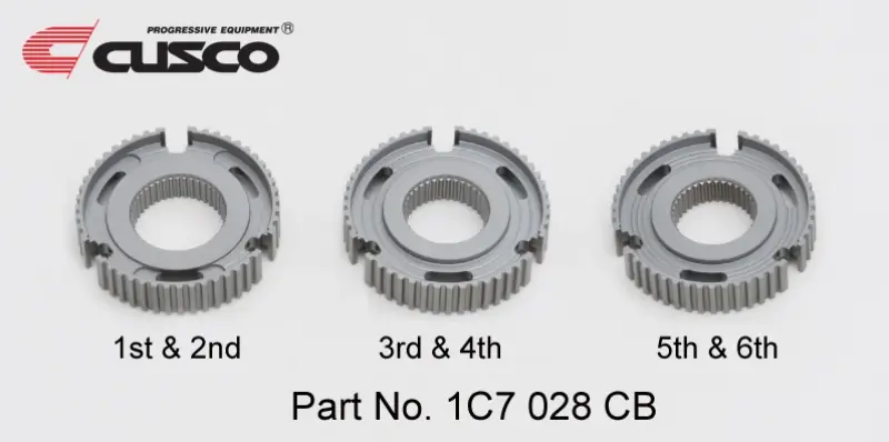 Cusco 23+ Toyota Gr Corolla/22+ Toyota Gr Yaris Reinforced Transmission Clutch Sync. Hub Set 1