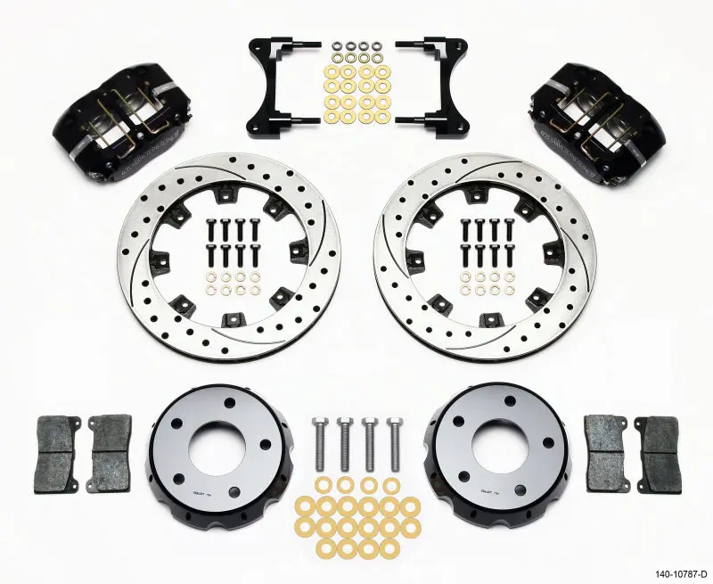 Wilwood Dynapro Radial Front Drag Kit 11.75In Vented Drilled 98-02 Camaro/Firebird 1