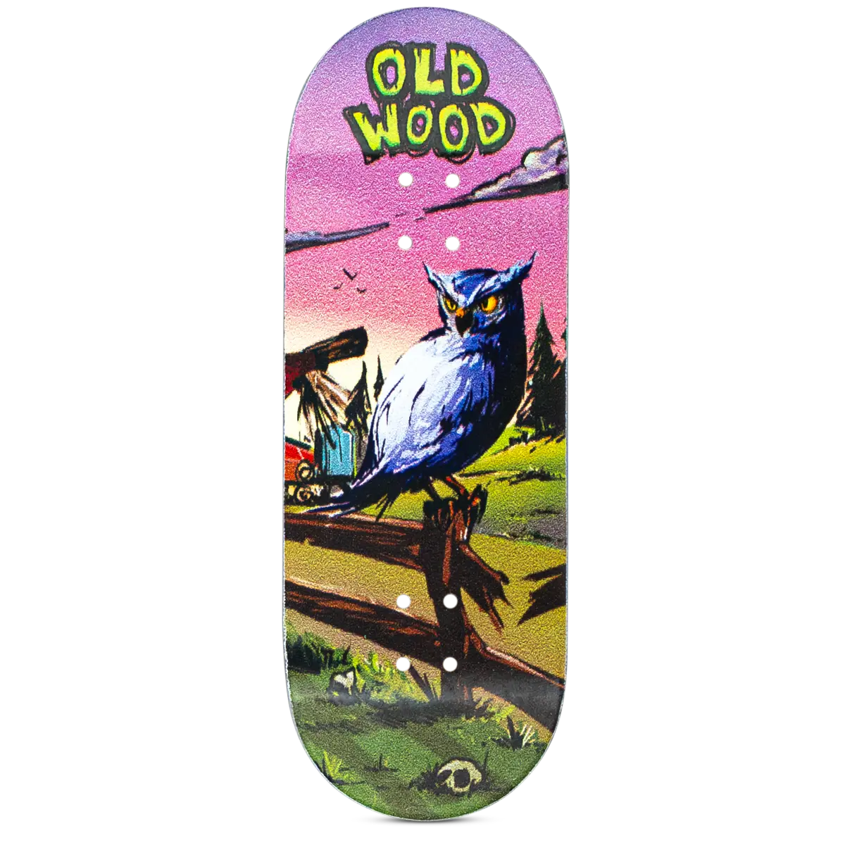 Oldwood Fingerboard Deck - Owl 1
