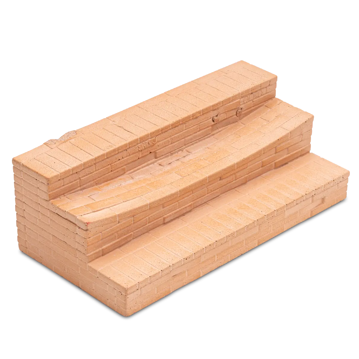 Bbco Fingerboard Ramp - Battered Brick 3-Stair 2