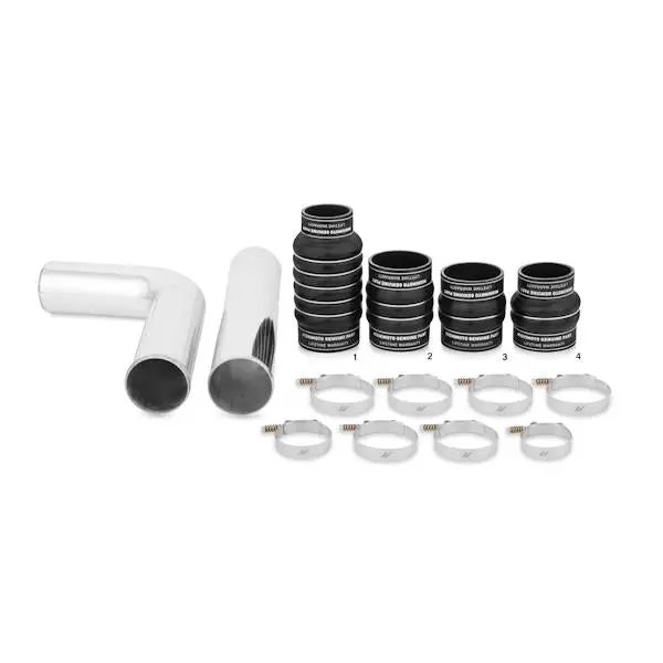 Mishimoto 03-07 Dodge 5.9L Cummins Intercooler Kit W/ Pipes (Silver) 1