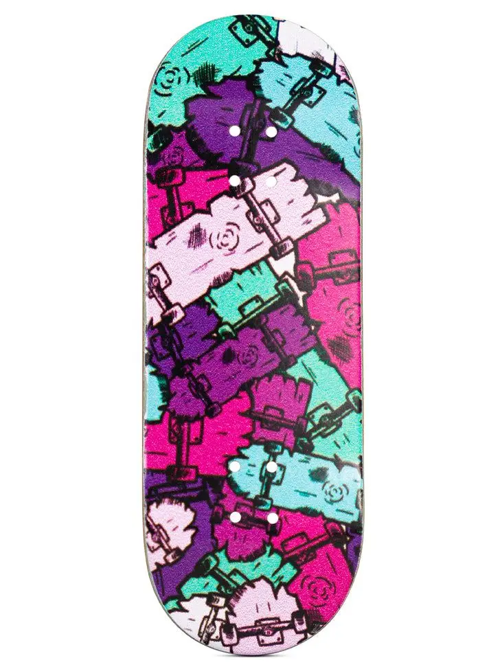 Oldwood Fingerboard Deck - Broken Decks Lego Colors 1