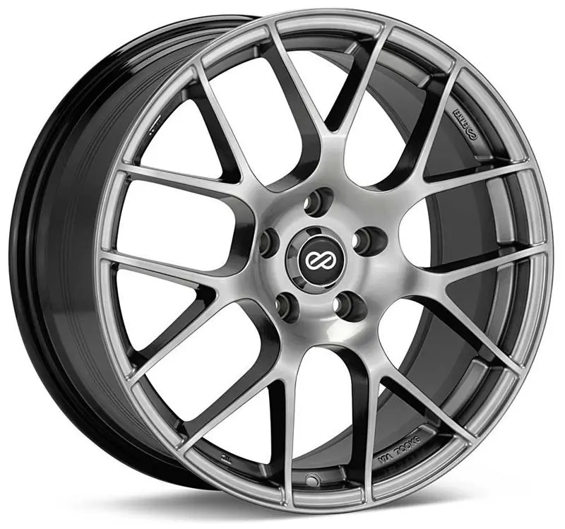 Enkei Raijin 18X9.5 35Mm Offset 5X114.3 Bolt Pattern Hyper Silver Wheel 1