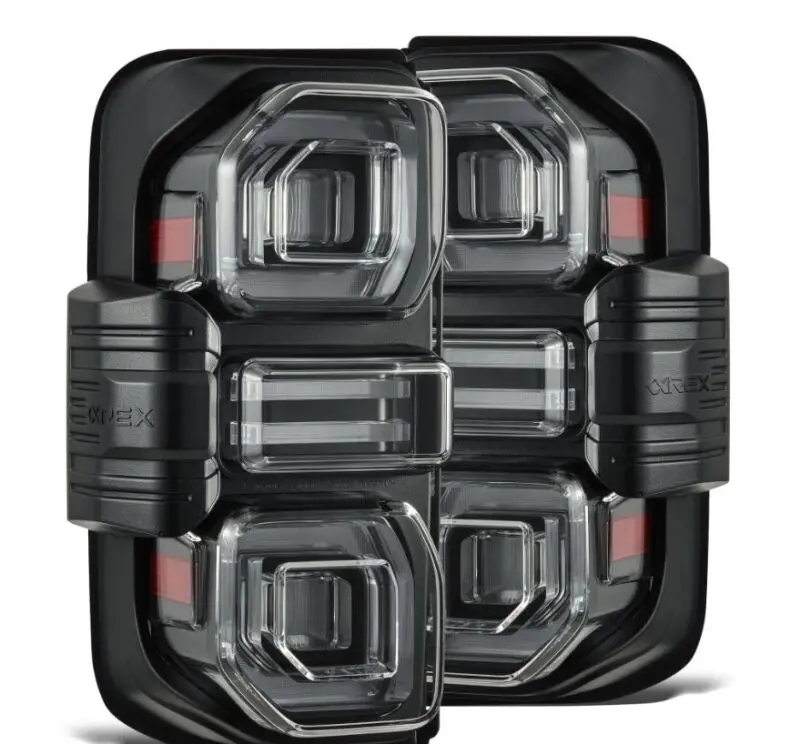 Alpharex 21-24 Ford Bronco (Excl. Raptor) Nova-Series Led Tail Lights - Black 1