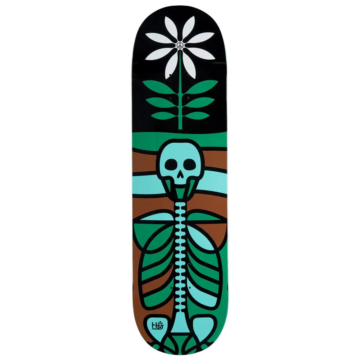 Habitat Peaced Out Skateboard Deck - 8.625" 1