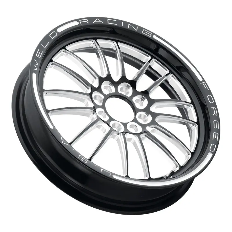 Weld Tuner Import 15X3.5 / 4X100mm Bp / 2.25In. Bs 1-Piece Black Wheel 1