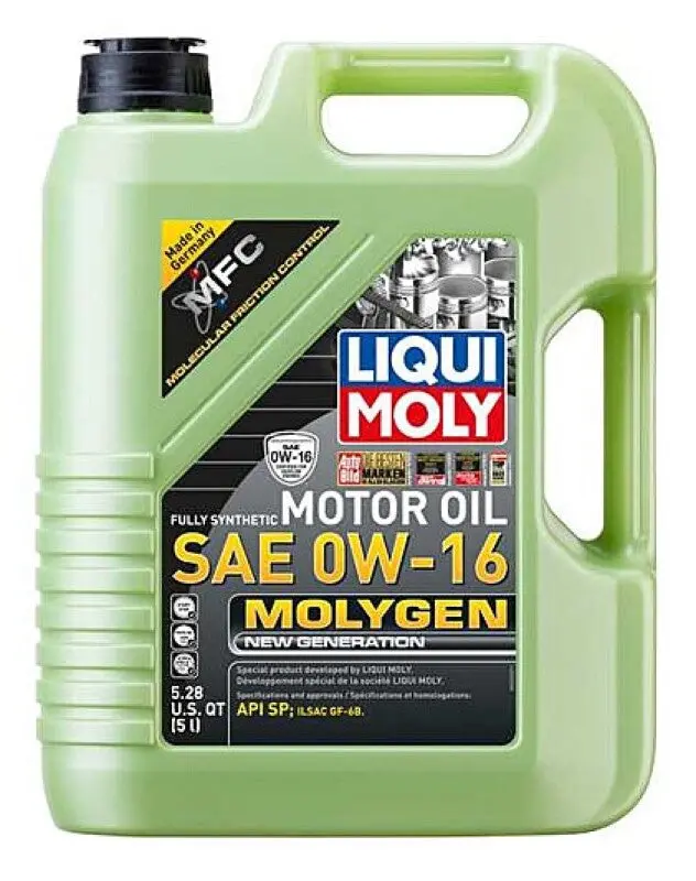 Liqui Moly 5L Molygen New Generation Motor Oil Sae 0W16 1