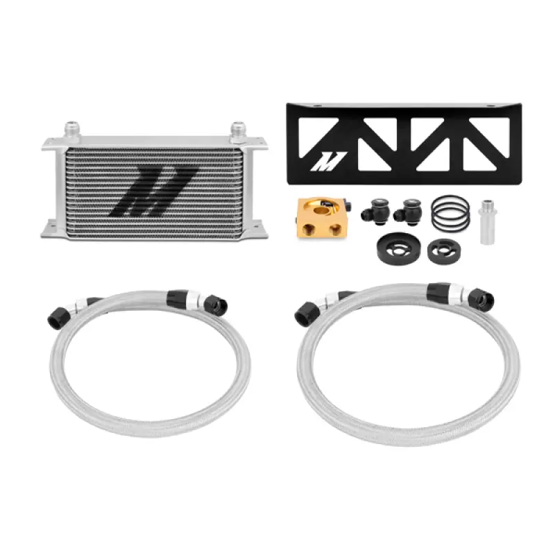Mishimoto 13+ Subaru Brz/Scion Fr-S Thermostatic Oil Cooler Kit - Silver 2