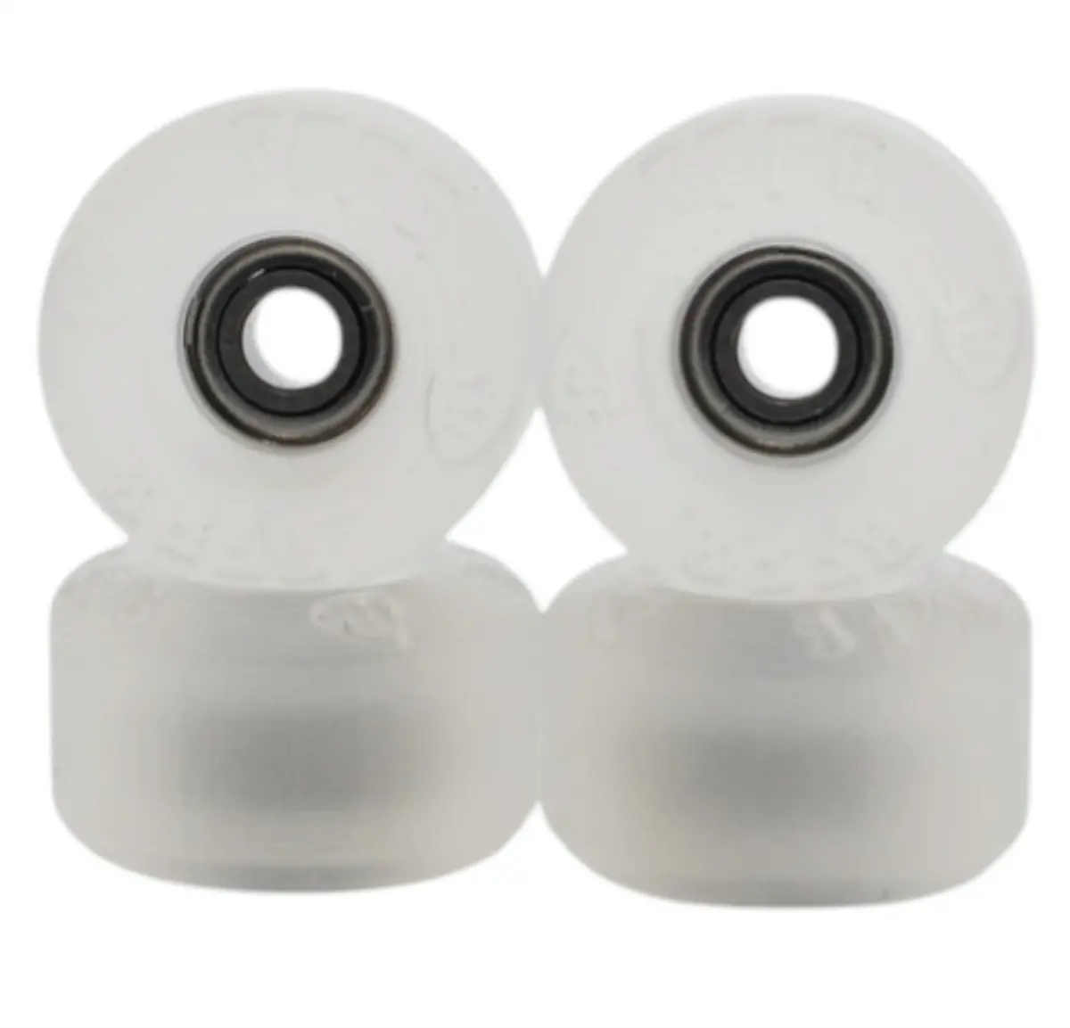 Blistered Conical Full 72D Ultra Fingerboard Wheels - Clear Sunshift Into Purple 1