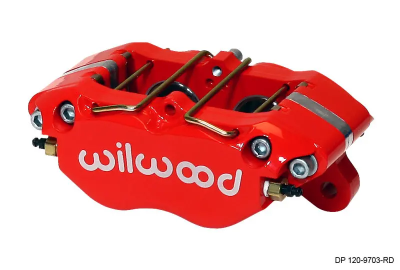 Wilwood Caliper-Dynapro 5.25In Mount - Red 1.38In Pistons .81In Disc 1