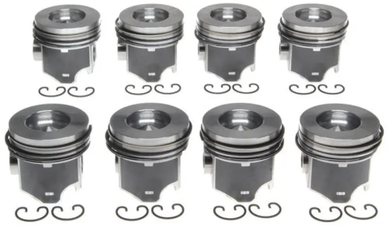Mahle Oe Ford 6.4L Diesel Std 2008-2010 F-250/F-350/F-450/F-550 Piston Set (Set Of 8) 1