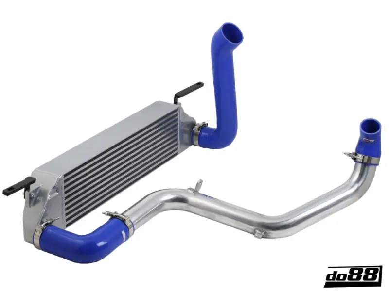 Do88 06-13 Volvo C30/C70 Turbo/04-12 Volvo S40/V50 Turbo Bigpack Intercooler Kit W/Blue Hoses 1