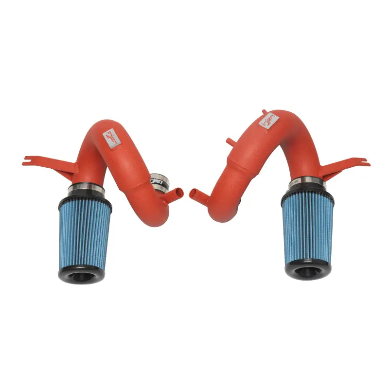 Injen 18-20 Kia Stinger 3.3L Twin Turbo Wrinkle Red Short Ram Air Intake 2