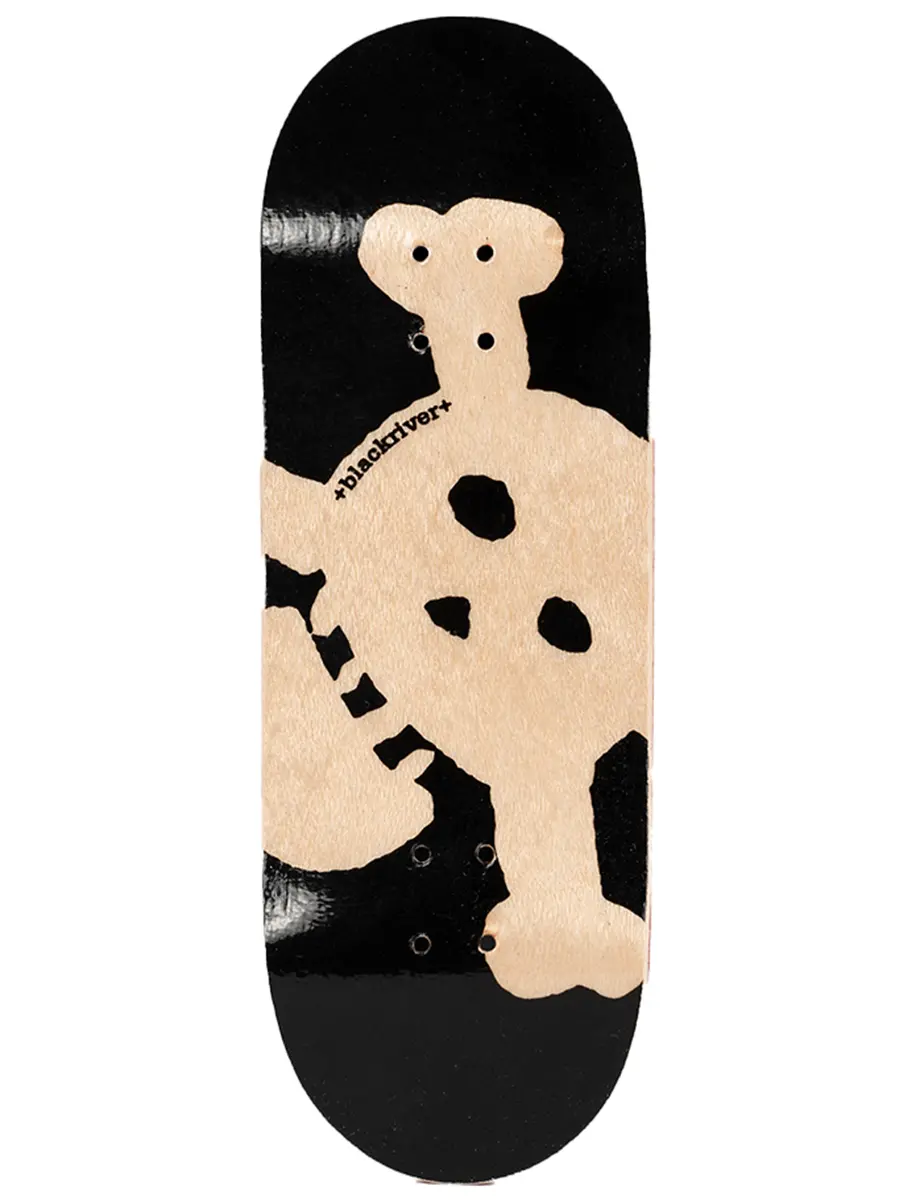 Blackriver Fingerboard Deck - Nature New Skull 1