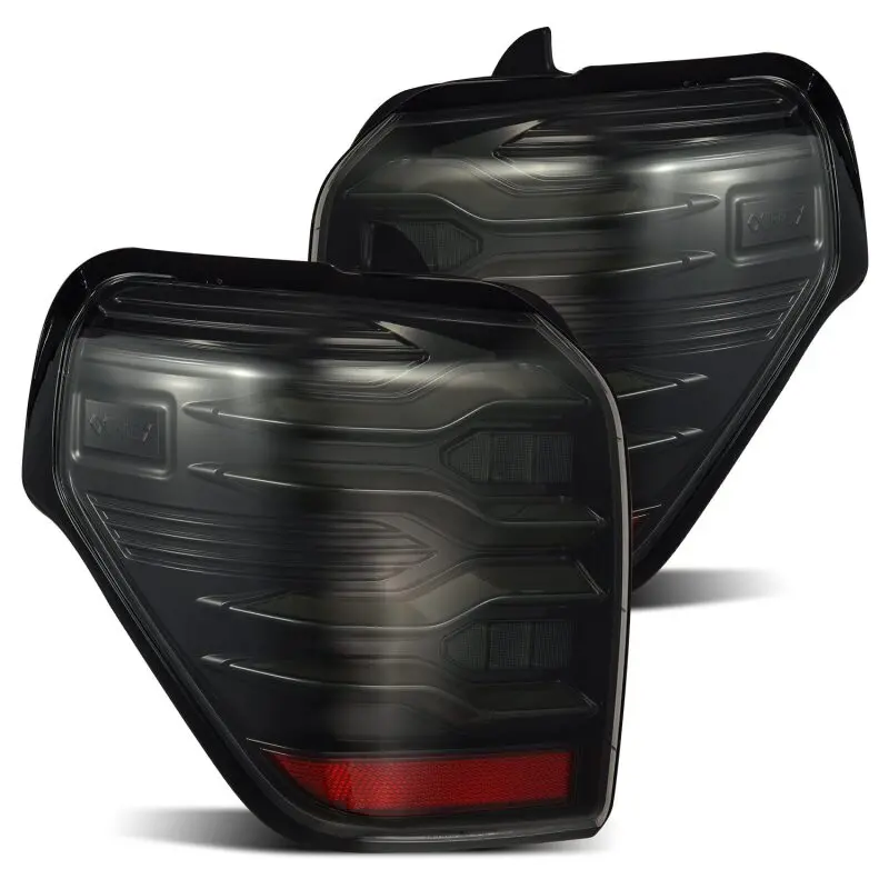 Alpharex 10-21 Toyota 4Runner Luxx Led Taillights Alpha Blk W/Activ Light/Seq Signal 1
