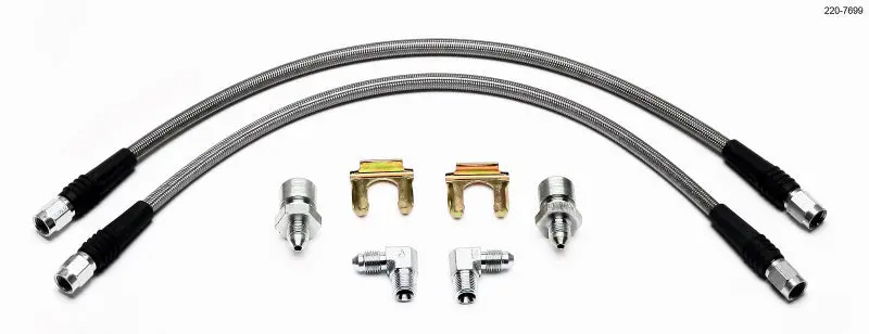 Wilwood Flexline Kit 55-57 Chevy W/ Forged Dynalite Front Caliper 1