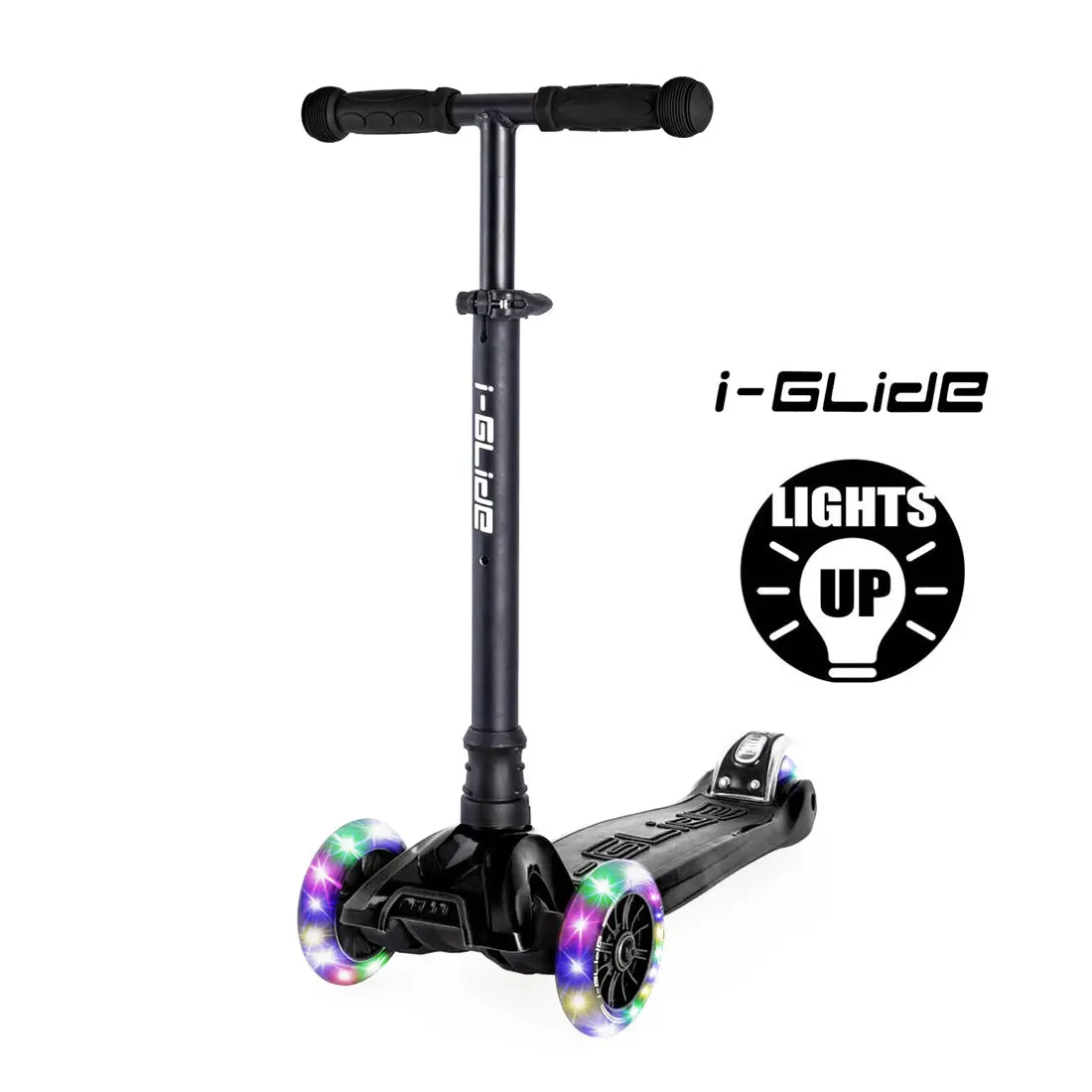 I-Glide Kids 3-Wheel Scooter - Black 1