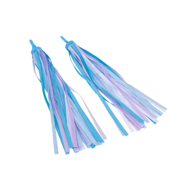 I-Glide Scooter Ribbons - Blue/White 1