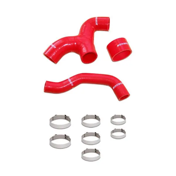 Mishimoto 02-05 Subaru Wrx Red Silicone Intercooler Hoses 1