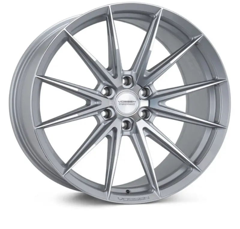 Vossen Hfx-2 22X9.5 / 6X139.7 / Et20 / Deep Face / 106.1 - Silver Polished Wheel 1