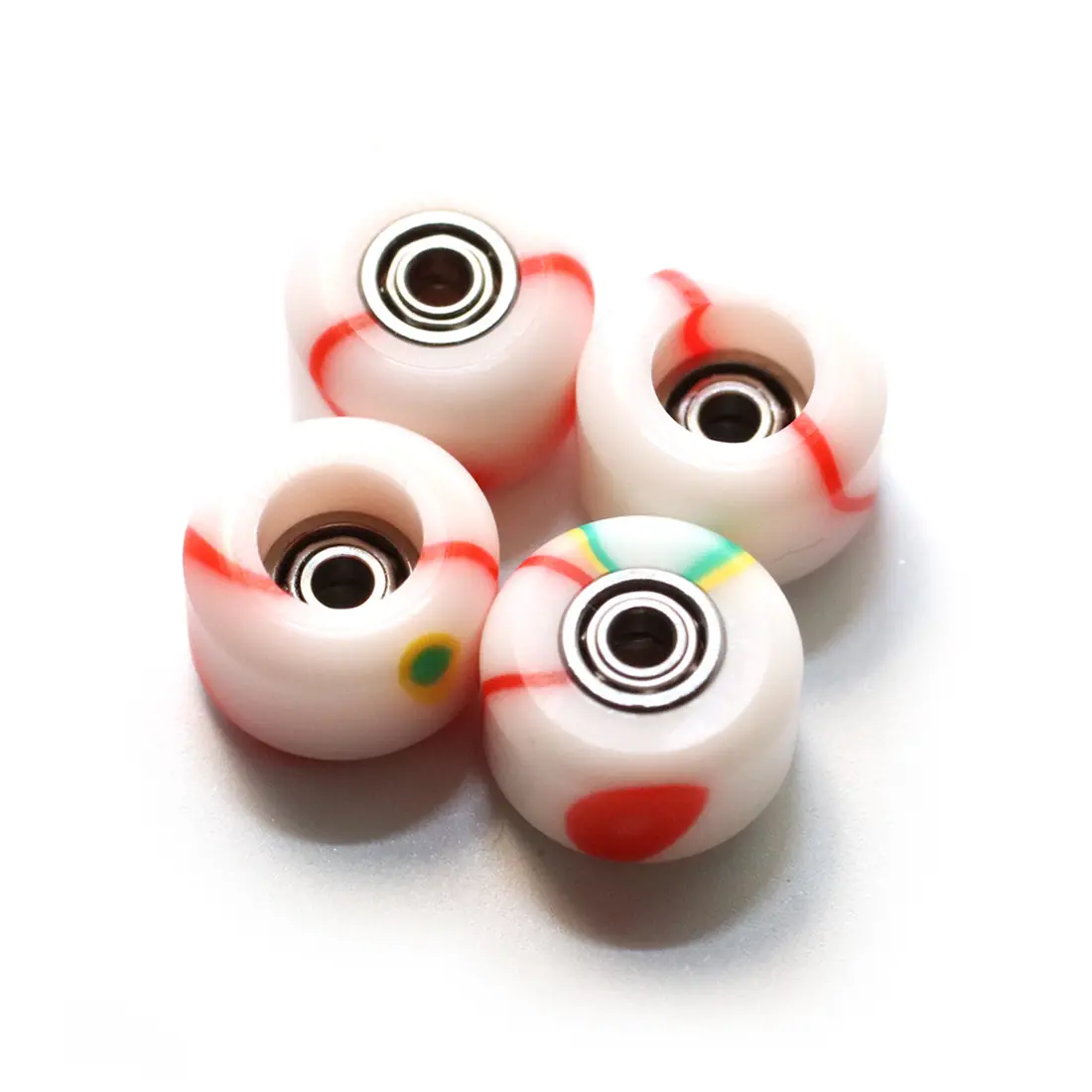 Flatface Fingerboard G9 Dual Bearing Wheels - Candy Swirls 1