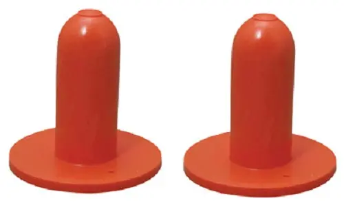 Fairchild Industries 976-2 2-Pack Screw Top Bottle Calf Replacement Nipples - Quantity Of 12 1