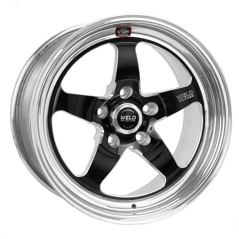 Weld S71 17X5 / 5X120mm Bp / 2.2In. Bs Black Wheel (High Pad) - Non-Beadlock 1